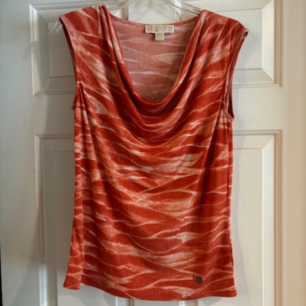Michael Kors Terra cotta top- Medium